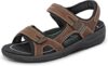 Orthofeet Gemini Adjustable Orthopedic Leather Sandals