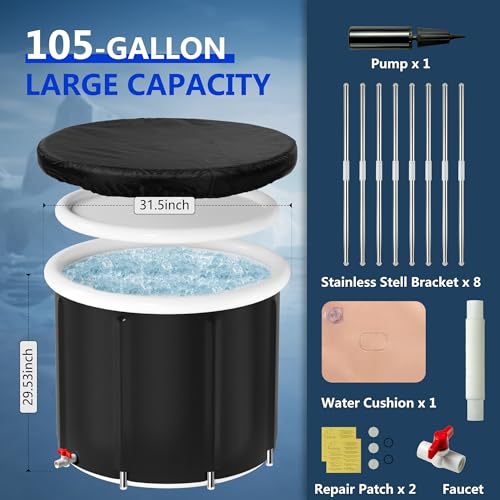 Generic XL Portable Ice Bath Tub, 105 Gallons - Image 3