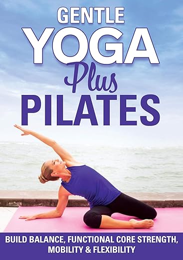 Gentle Yoga Plus Pilates DVD: Low Impact Workouts