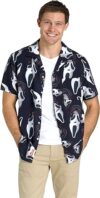 Opposuits GhostFace Hawaii Halloween Shirt