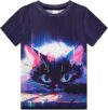 TUPOMAS Cat Print Graphic T-Shirt