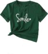 SHENHE Graphic Letter Print T-Shirt