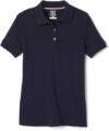 French Toast Picot Collar Polo Uniform Shirt