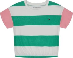 Tommy Hilfiger Girl’s Short Sleeve Boxy Fit T-shirt