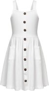 Arshiner Spaghetti Strap Midi Sundress