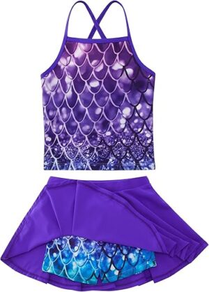 Taubow Adjustable Strap Tankini Swimsuit