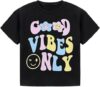 Mebius Graphic Letter Print Tees