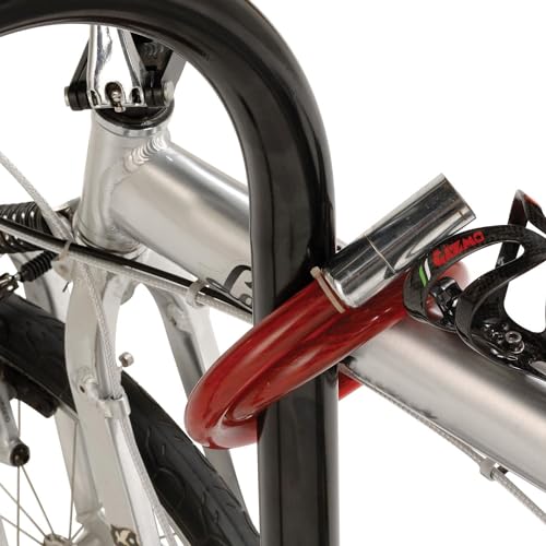 Global Industrial U-Rack Bike Rack, Black, 2-Bike Capacity - Image 4
