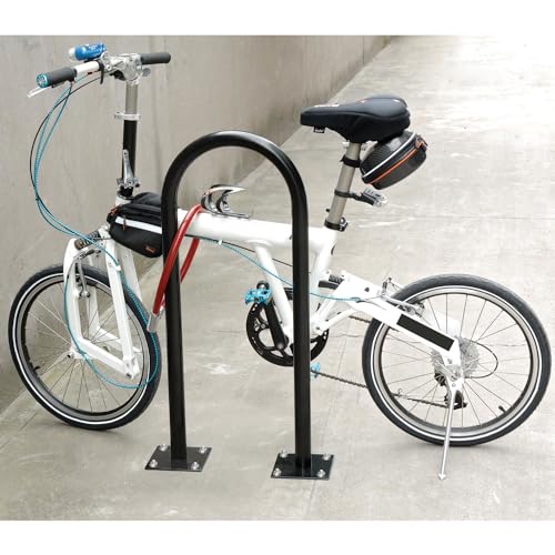 Global Industrial U-Rack Bike Rack, Black, 2-Bike Capacity - Image 5
