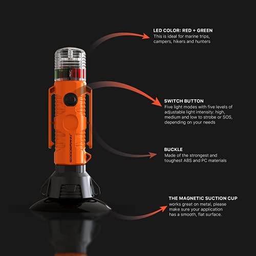 GOODSMANN Kayak Night Light with Suction Cup - Image 2