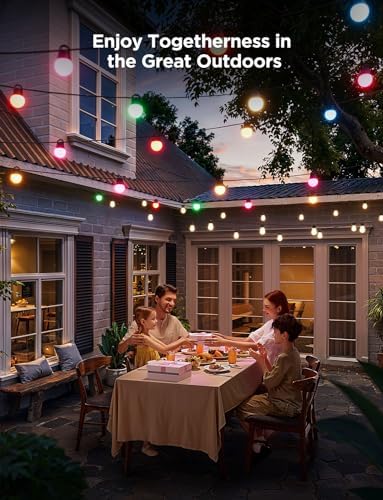 Govee Outdoor RGBIC String Lights, 15 Dimmable LEDs - Image 3