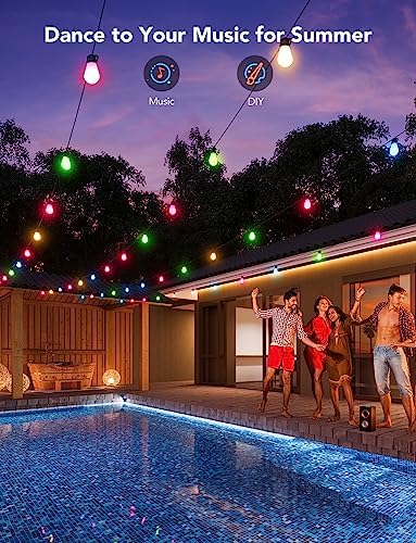 Govee Outdoor RGBIC String Lights, 15 Dimmable LEDs - Image 5