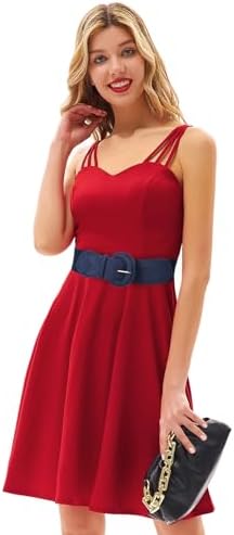 GRACE KARIN Women's Suede Elastic Belt - Image 4