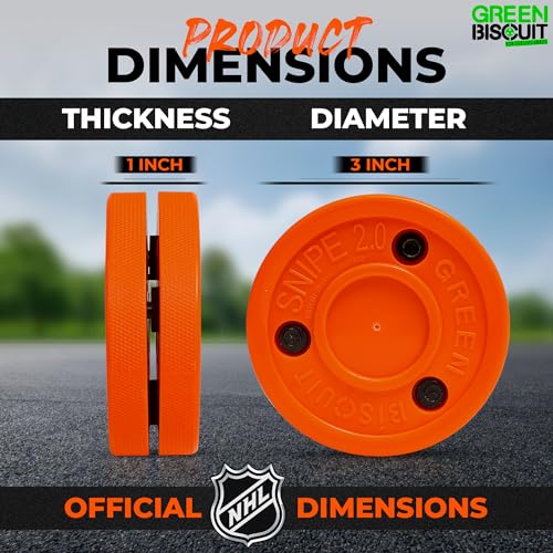 Green Biscuit Off Ice Street Hockey Puck 2-Pack - Image 5