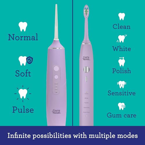 GuruNanda Portable Water Flosser And Electric Toothbrush - Image 5