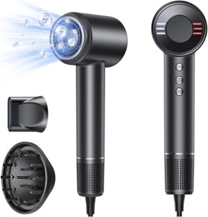 Bopcal Hair Dryer With Diffuser, 120000RPM Blow Dryer
