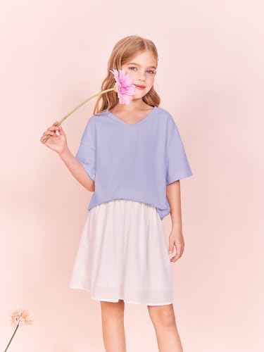 Haloumoning Oversized V Neck Summer T-shirt - Image 3