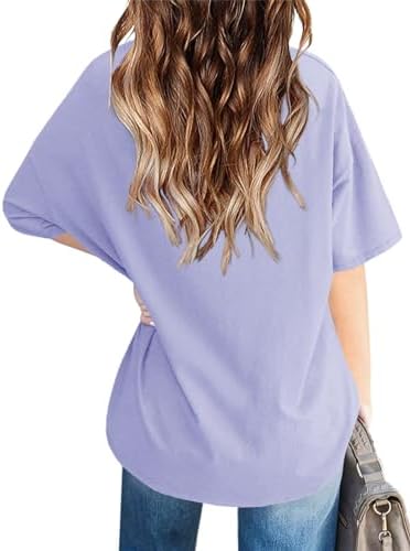 Haloumoning Oversized V Neck Summer T-shirt - Image 4