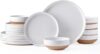 AmorArc Handpainted Ceramic Dinnerware Set, 18 Pieces