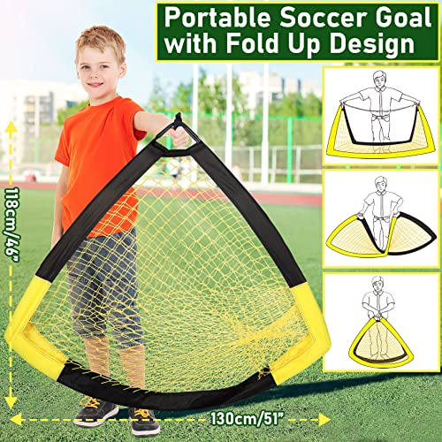 Happy Jump Foldable Pop Up Soccer Goal Net - Image 4