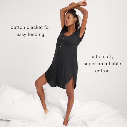 HATCH Maternity And Breastfeeding Cotton Nightgown - Image 2