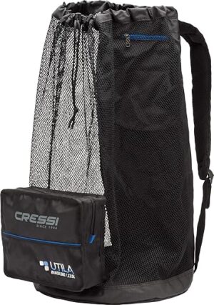 Cressi Heavy Duty Mesh Backpack, 85L Capacity