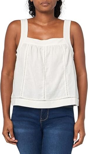 Lucky Brand Hemp Lace Cami Top
