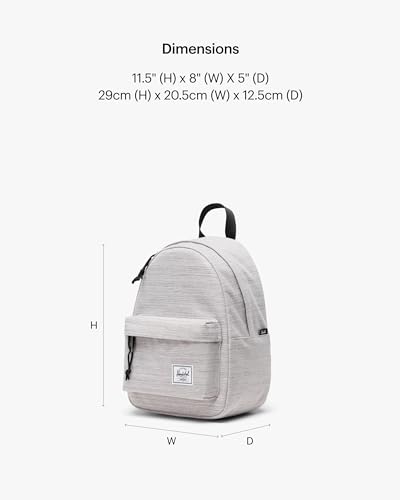 Herschel Classic Mini Backpack, Light Grey, One Size - Image 2