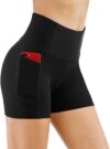 THE GYM PEOPLE High Waist Women’s Tummy Control Yoga Shorts