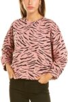 Velvet by Graham & Spencer Hilda Zebra Fleece Sweatshirt