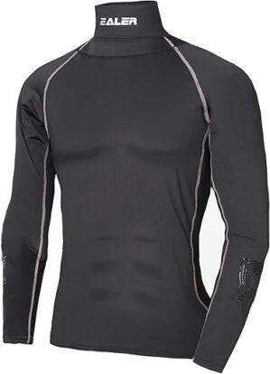 EALER Hockey Compression Shirt with Neck Guard