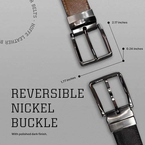 HoffeBelts Men's Handmade Leather Belt - Image 2