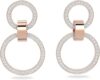 SWAROVSKI Hollow Hoop Earrings
