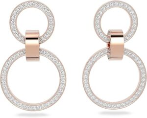 SWAROVSKI Hollow Hoop Earrings