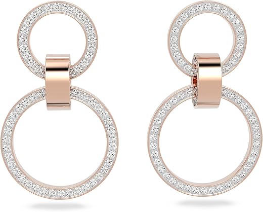 SWAROVSKI Hollow Hoop Earrings