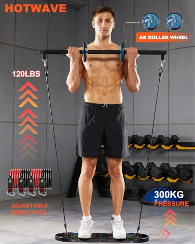 HOTWAVE Portable Exercise Equipment with 16 Accessories - Image 4