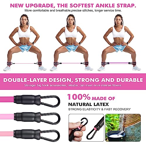HOXWC Ankle Resistance Bands for Leg Workouts - Image 3