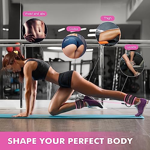 HOXWC Ankle Resistance Bands for Leg Workouts - Image 4