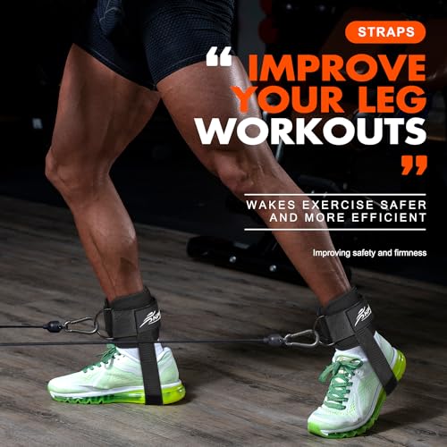 HPYGN Adjustable Padded Ankle Straps for Workouts - Image 5