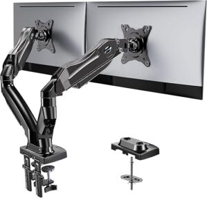 HUANUO Dual Monitor Stand – Adjustable Vesa Mount