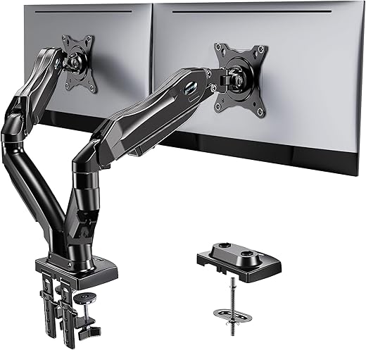 HUANUO Dual Monitor Stand - Adjustable Vesa Mount