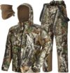 TIDEWE Hunting Jacket and Bibs with Face Mask