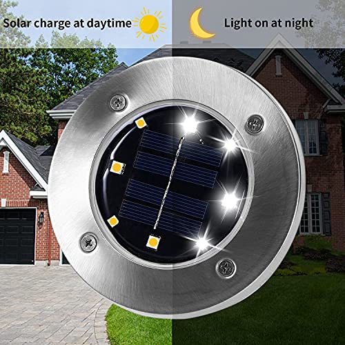 INCX 12 Pack Outdoor Waterproof Solar Garden Lights - Image 3