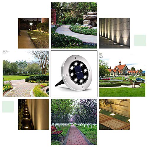 INCX 12 Pack Outdoor Waterproof Solar Garden Lights - Image 5