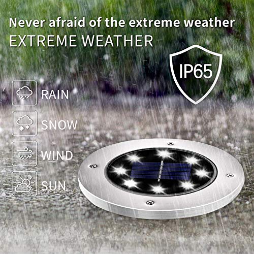 INCX 12 Pack Outdoor Waterproof Solar Garden Lights - Image 2
