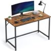 VASAGLE Industrial Style Computer Desk, Rustic Brown