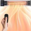 SereneLife Infrared Wall-Mounted Electric Patio Heater, 1500W