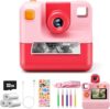 GREENKINDER Instant Print Kids Camera with 32G TF