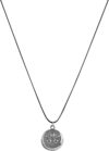 invisawear Silver Leather Safety Necklace