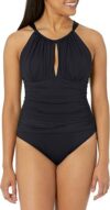 La Blanca Island Goddess High Neck Keyhole Swimsuit